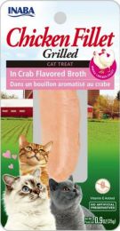 Inaba Chicken Fillet Grilled Cat Treat in Crab Flavored Broth
