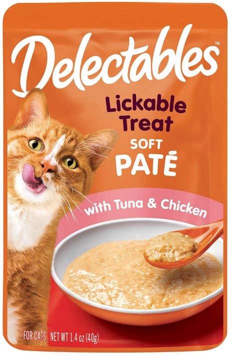 Hartz Soft Pate Lickable Treat for Cats Tuna and Chicken