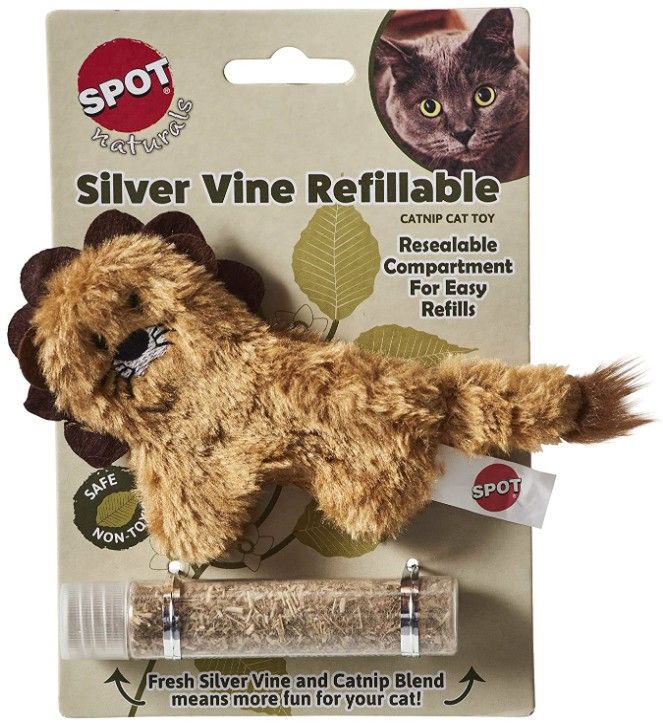 Spot Silver Vine Refillable Cat Toy Assorted Characters