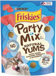 Friskies Party Mix Naturals Cat Treats Real Tuna