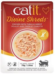 Catit Divine Shreds Chicken with Tuna and Carrot