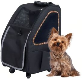 Petique 5-in-1 Pet Carrier for Dogs Cats and Small Animals Sunset Strip
