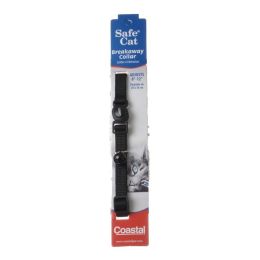 Coastal Pet Safe Cat Nylon Adjustable Breakaway Collar Black