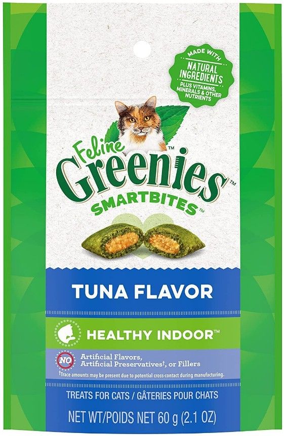 Greenies SmartBites Hairball Control Tuna Flavor Cat Treats