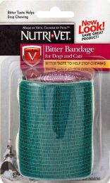 Nutri-Vet 2 Inch Bitter Bandage for Dogs and Cats Colors Vary