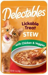 Hartz Delectables Stew Lickable Treat for Cats Chicken and Veggies