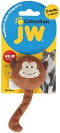 JW Pet Cataction Catnip Plush Monkey Cat Toy