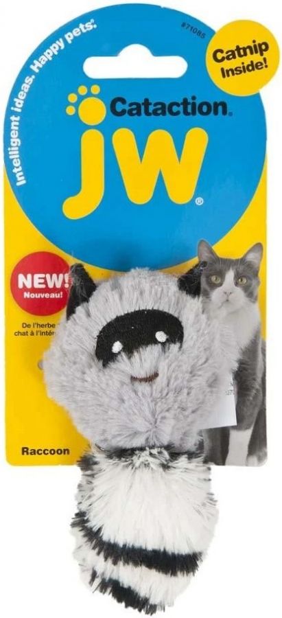 JW Pet Cataction Catnip Plush Skunk Cat Toy