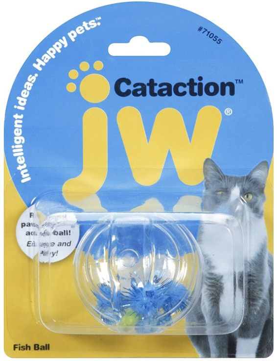 JW Pet Cataction Fish Ball Interactive Cat Toy