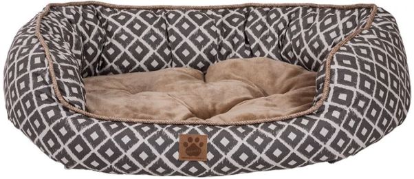 Precision Pet Ikat Snoozzy Daydream Pet Bed Gray
