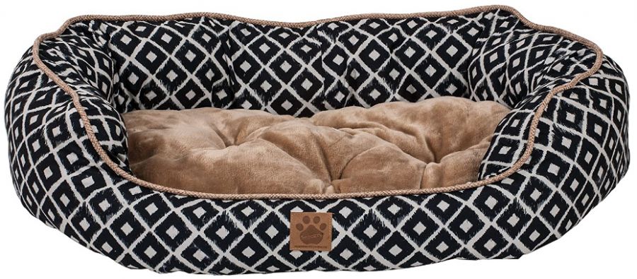 Precision Pet Ikat Snoozzy Daydream Pet Bed Navy