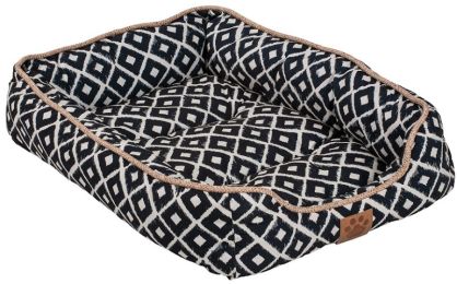 Precision Pet Ikat Snoozzy Drawer Pet Bed Navy
