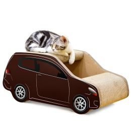 Car Design Cat Scratching Board Cat Corrugated Board House Cat Scratching Pad(D0101HHVI3V)