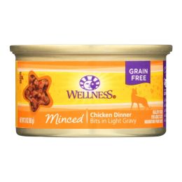 Wellness Pet Products Cat Food - Chicken Dinner - Case of 24 - 3 oz.(D0102HXR1QG)