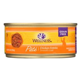 Wellness Pet Products Cat Food - Chicken Recipe - Case of 24 - 5.5 oz.(D0102HXX4AV)