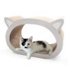 Cat scratcher cat toy corrugated cardboard cute cat head shape XH(D0102HEBMY7)