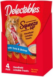 Hartz Delectables Squeeze Up Lickable Cat Treat - Tuna & Shrimp
