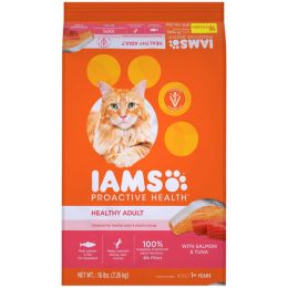 IAMS ProActive Health Adult Salmon & Tuna Dry Cat Food 16 lb