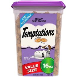 Temptations Creamy Dairy Flavor Cat Treat 16 Oz