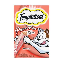 Temptations Creamy Purrrree Cat Treats Salmon, 11ea/1.7 oz
