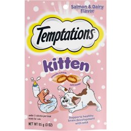 Temptations Kitten Cat Treat Salmon  Dairy, 1ea/3 oz