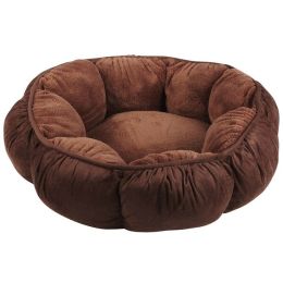 Aspen Puffy Round Pet Bed Assorted 18 in