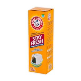 Arm & Hammer Drawstring Liner for Cat Litter Pan Clear 12 Count Large