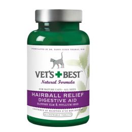 Vet's Best Cat Hairball Relief Tablets 60 Count