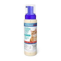 Adams Plus Flea & Tick Foaming Shampoo and Wash for Cats and Kittens