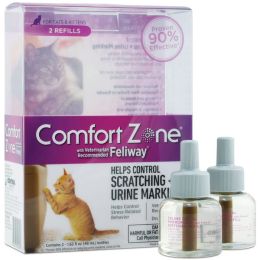 Comfort Zone Cat Calming Diffuser Refill, 48 ml-2 Pack, 60 Day Use 2 Pack