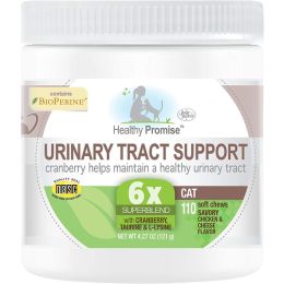 Four Paws Healthy Promise Cat Urinary Tract Supplement Soft Chews 110 Count 4.27 oz.