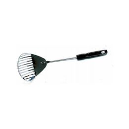 Spot Chrome Cat Litter Scoop with Plastic Handle Black 12 in