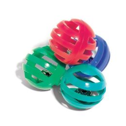 Spot Slotted Ball Cat Toy Multi-Color 4 Pack
