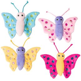 Spot Shimmer Glimmer Butterfly Catnip Toy Assorted