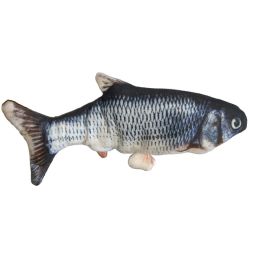 Spot Flippin' Fish Cat Toy Grey/Blue/Tan 11.5in