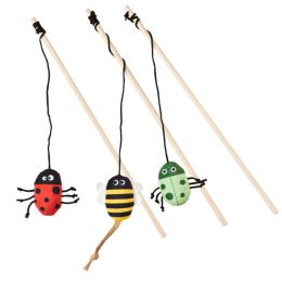 Spot Ethical Love The Earth Insect Teaser Wand Cat Toy Assorted, 1Ea/One Size