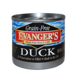 Evanger's Grain-Free Duck Canned Dog & Cat Food 6 oz 24 Pack