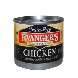Evanger's Grain-Free Chicken Canned Cat Food 6 oz 24 Pack