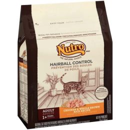 Nutro Products Hairball Control Chicken & Whole Brown Rice Recipe Cat Food 3 lb