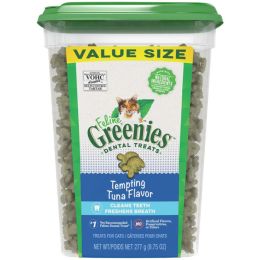 Greenies FELINE Cat Dental Treat Tempting Tuna Flavor 9.75 oz