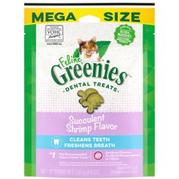 Greenies Feline Adult Cat Dental Treats Succulent Shrimp 2.1 oz