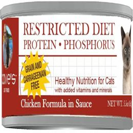 Daves Pet Cat Restricted Diet Grain Free Phosphorus Chicken 5.5Oz. (Case Of 24)