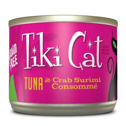 Tiki Pets Cat Lanai Grill Tuna & Crab Surimi 6oz.(Case Of 8)