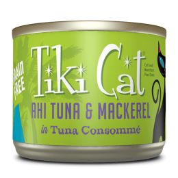 Tiki Pets Cat Luau Pp Ahi Tuna Mackerel6 Oz.(Case Of 8)