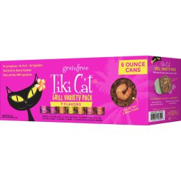 Tiki Pets Cat Grilled 6Oz Variety Pack (Case Of 8)
