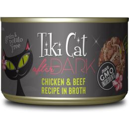 Tiki Pets Cat After Dark Chicken Beef 5.5 Oz.(Case Of 8)