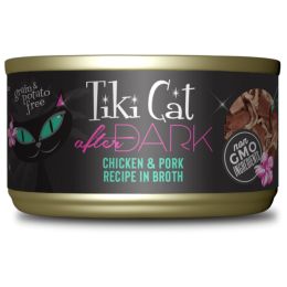 Tiki Pets Cat After Dark Chicken Pork 2.8oz.(Case Of 12)