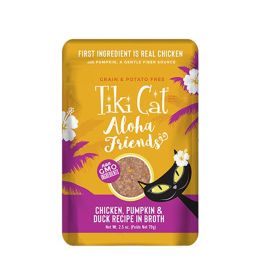 Tiki Pets Cat Aloha Chicken Pumpkin Duck 2.5oz.(Case Of 12)