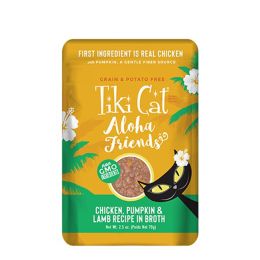Tiki Pets Cat Aloha Chicken Pumpkin and Lamb 2.5oz.(Case Of 12)