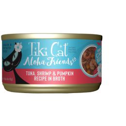 Tiki Pets Cat Aloha Friends Tuna, Shrimp & Pumpkin 3oz. (Case Of 12)